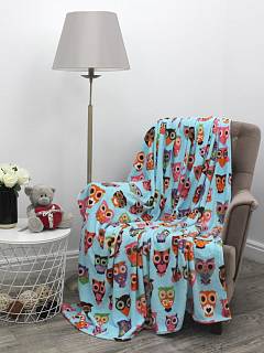 TF FN F61 b1520 Совы Плед Texrepublic